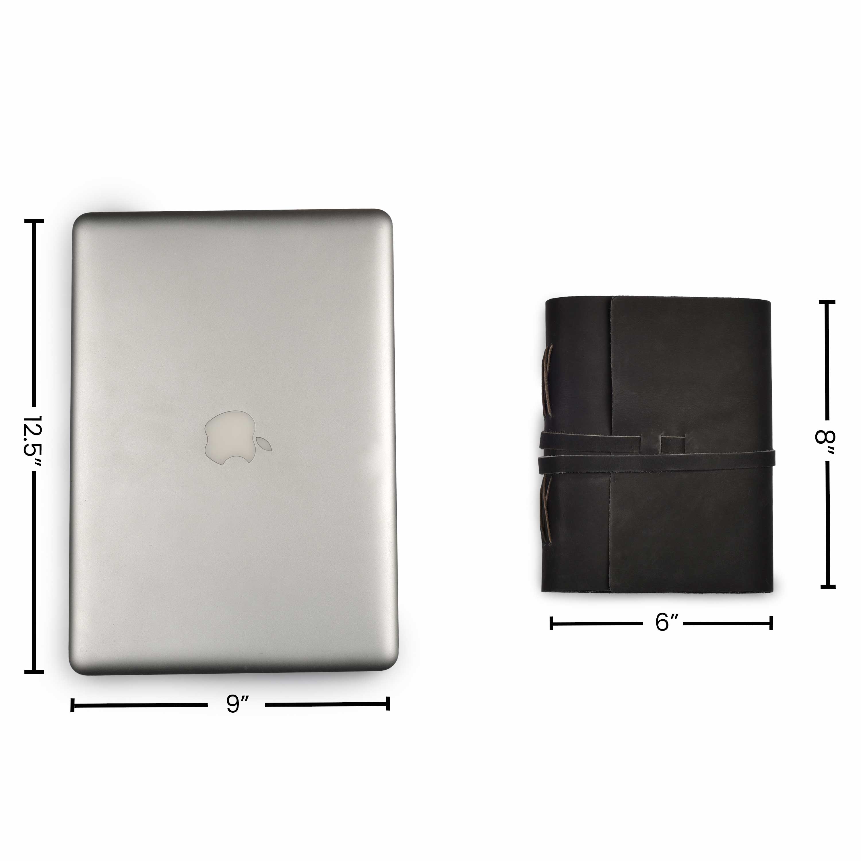 Leather Bound Journal - Vintage Lined Paper - 260 Antique Pages