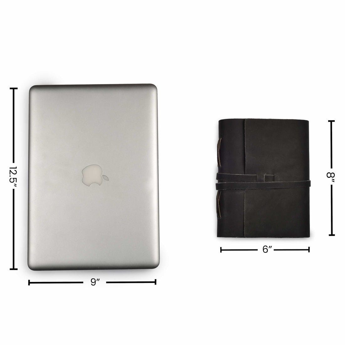 Leather Bound Journal - Vintage Lined Paper - 260 Antique Pages