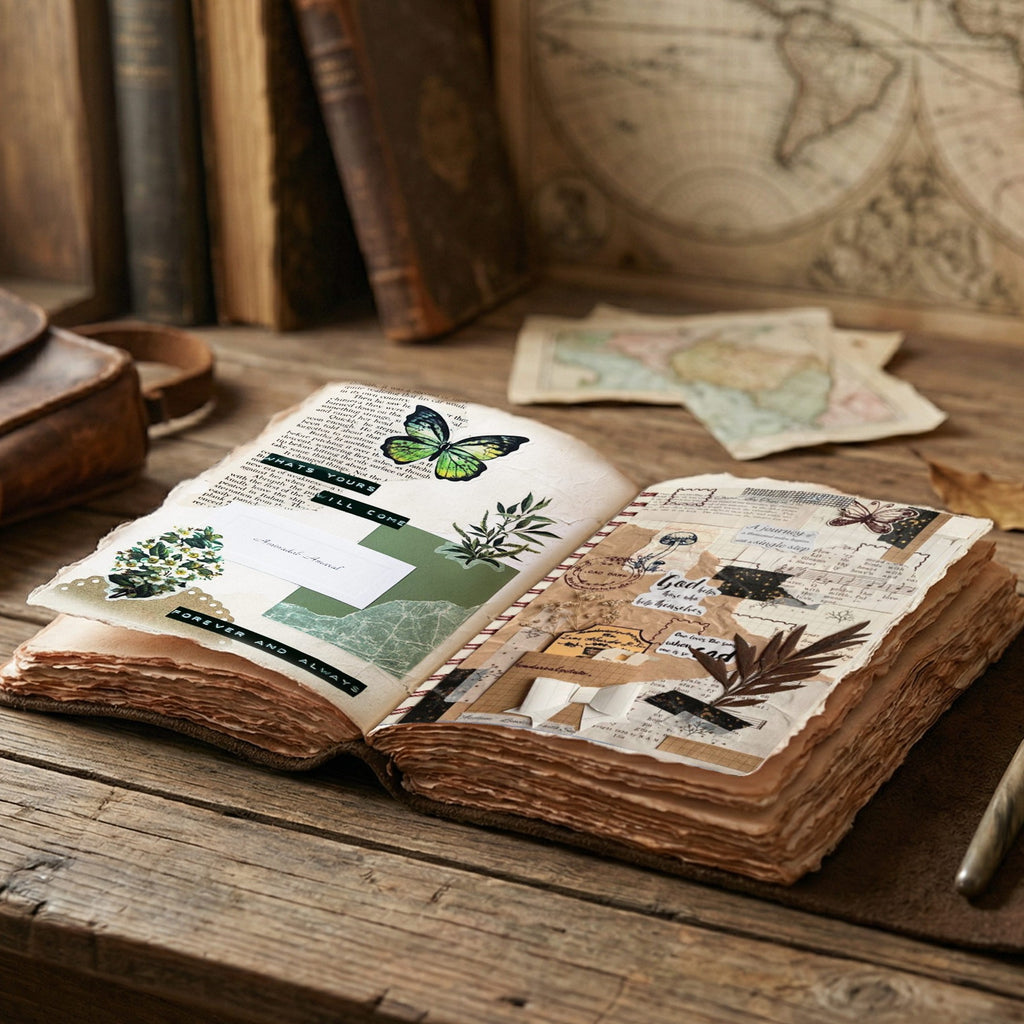 Top Lock Leather Journal - Fuchsia