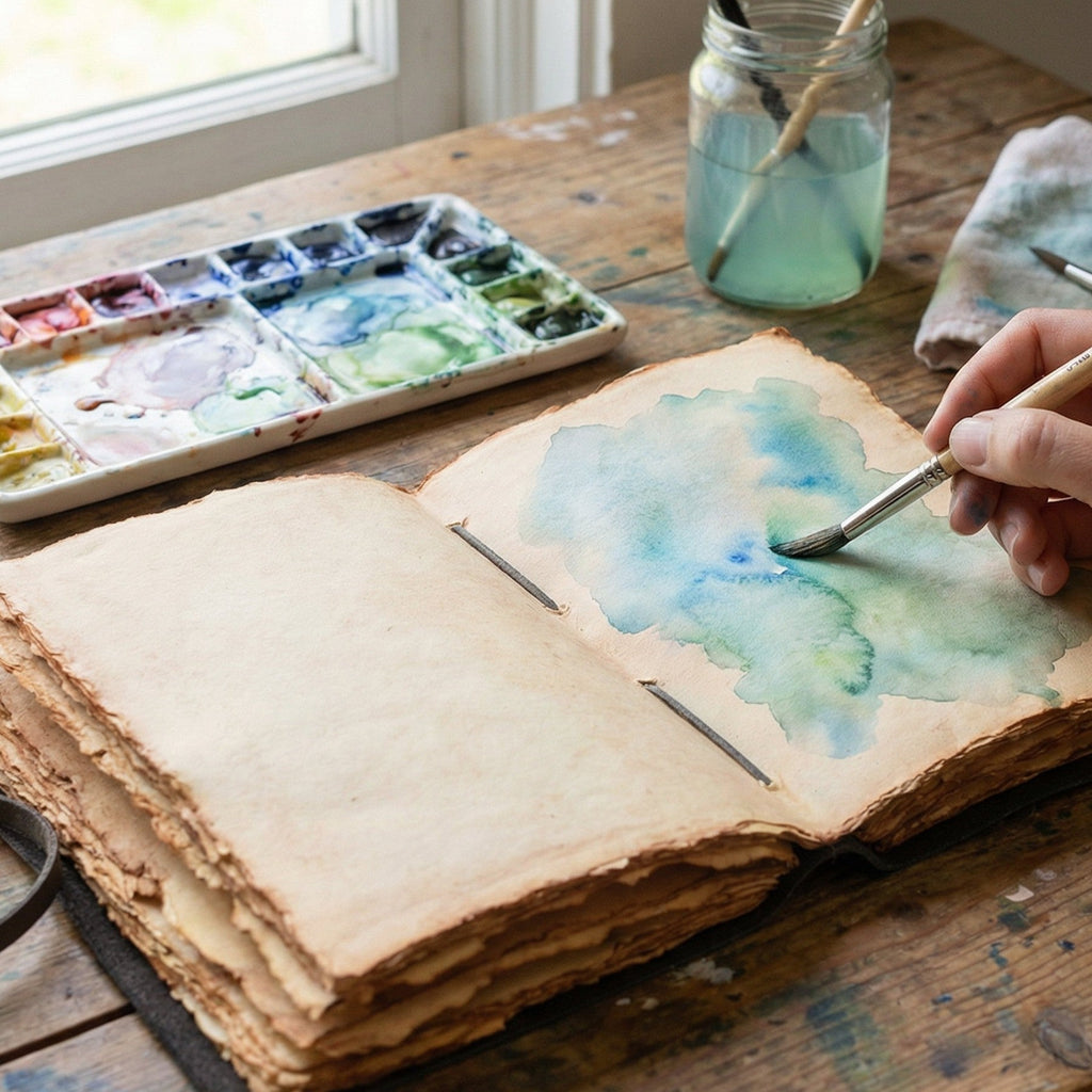 Grey Tree of Life Journal Leather Village