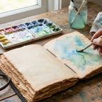 Fuchsia Tree of Life Journal Leather Village