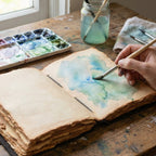 Turquoise Tree of Life Journal Leather Village
