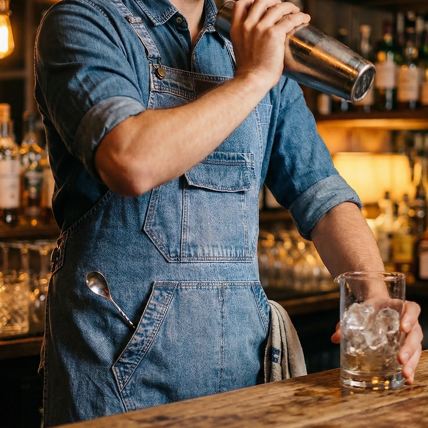 Denim Apron for Men & Women – LIGHTBLUE (M-XXL)