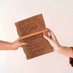 Leather Village crust luxury bible study writing book