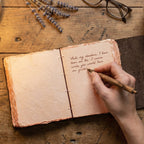 Top Lock Leather Journal - Fuchsia