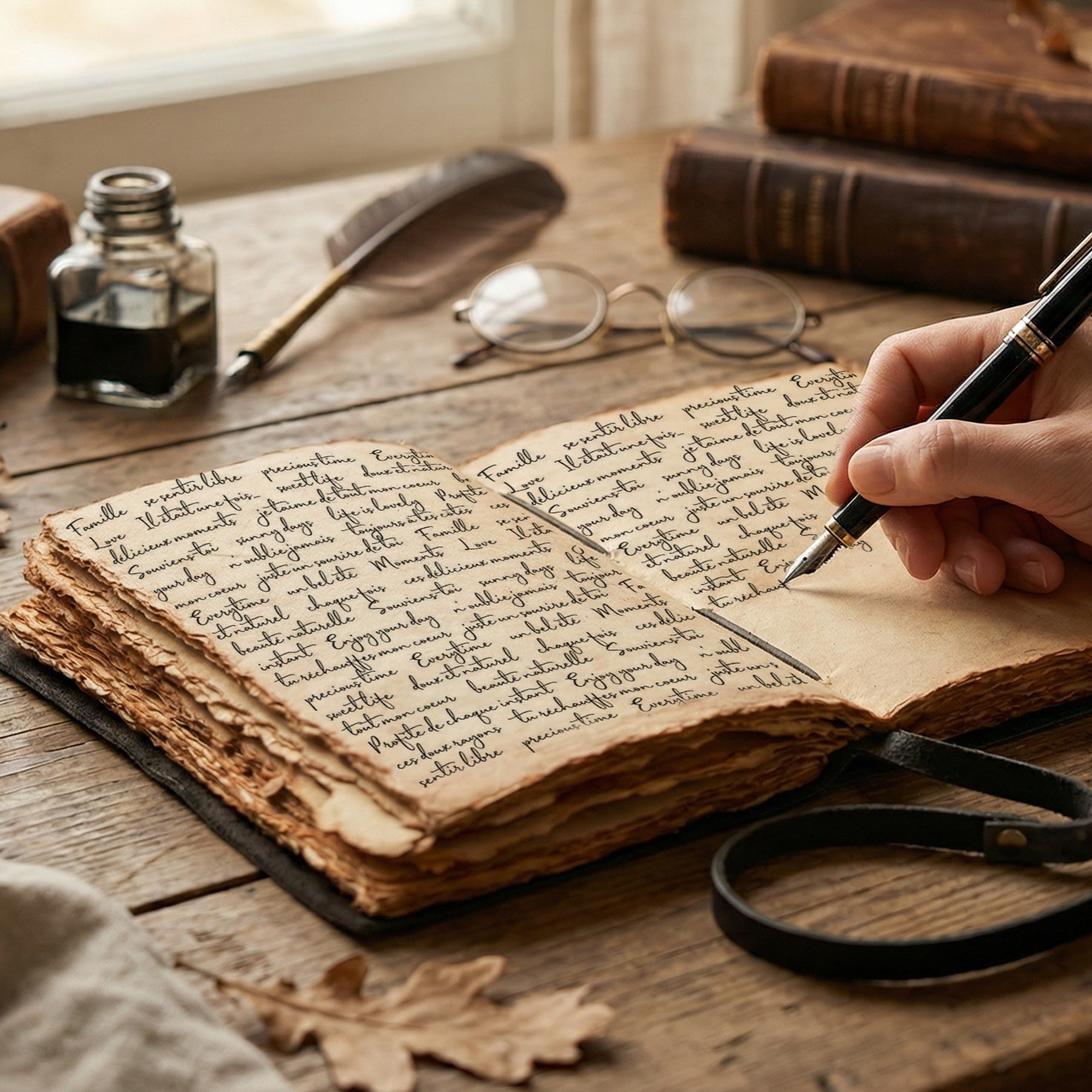 Grey Tree of Life Journal Leather Village