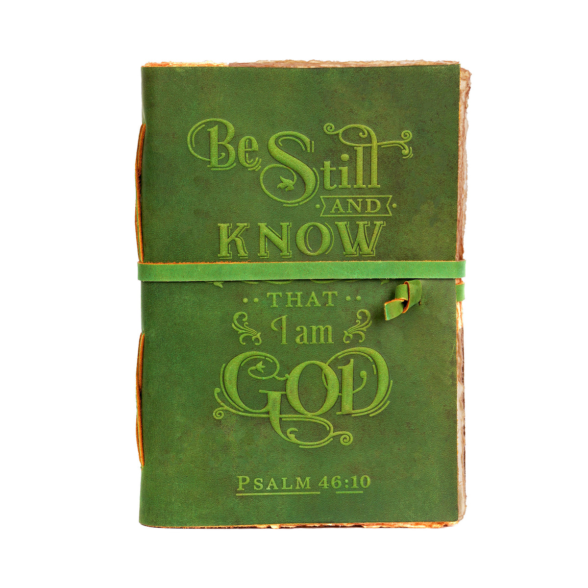 Mint Green- Leather Bound Journal - Bible Journal 