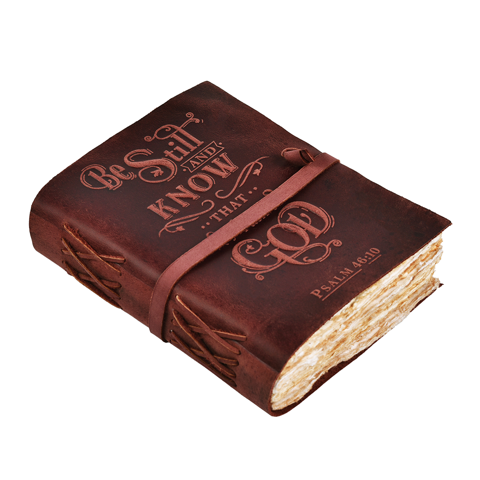 Leather Village vintage leather bound bible journal