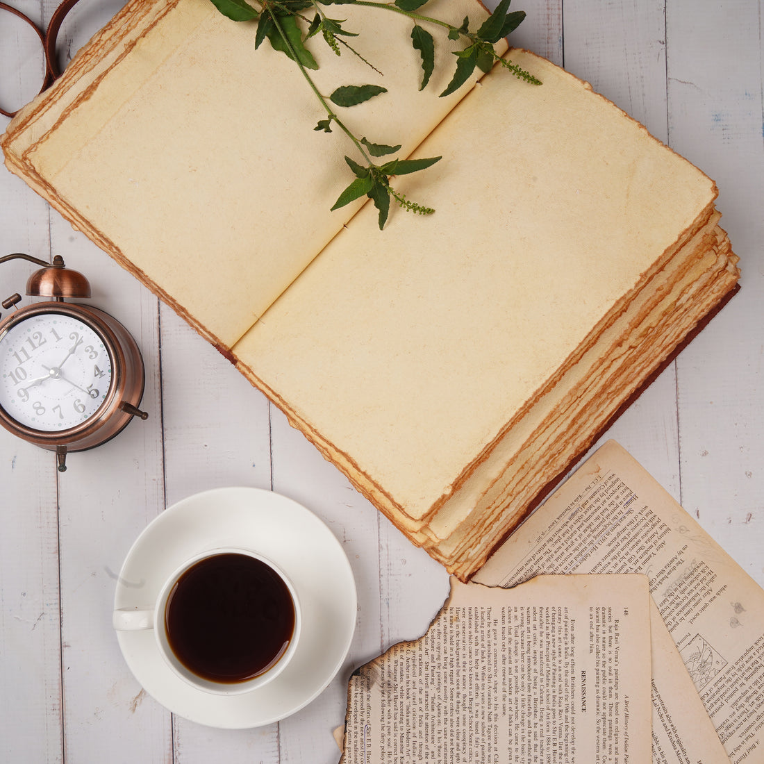 PSALM 46v10 EMBOSSED BIBLE VERSE - LEATHER JOURNAL