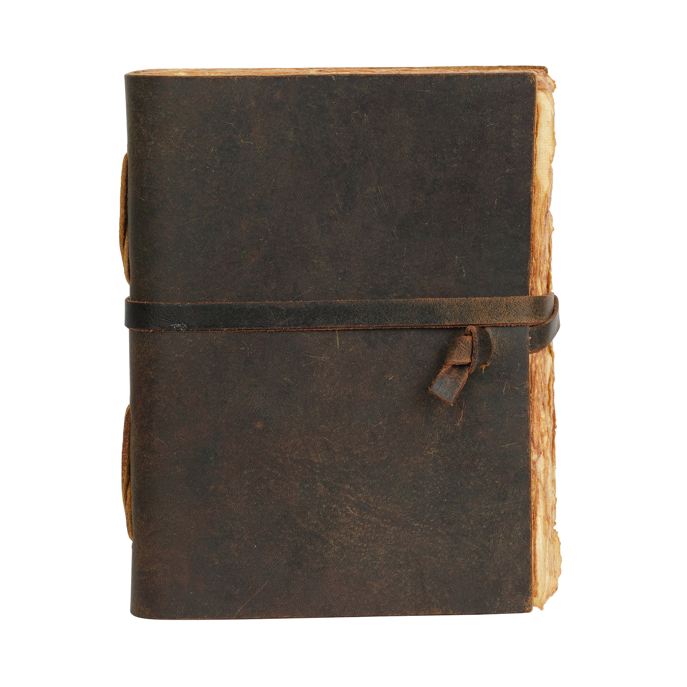 Vintage Journal - Handmade Deckle Edge Paper with Antique Key – Leather  Village