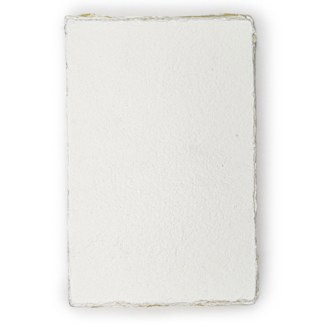 140 lb/300 GSM Watercolor Paper- 25 Sheets Deckle Edge Handmade Paper, Rough/unpressed/Textured, Off White, Cotton Paper