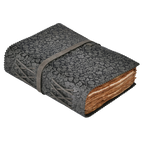 Leather Village floral textured leather journal writing book