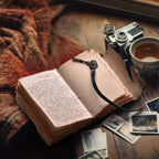 Gothic Journal- Turquoise Leather Village
