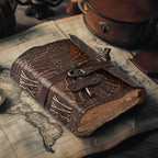 Gothic Journal- Brown Leather Village