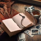 Gothic Journal- Brown Leather Village