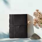 Leather Village luxury lined vintage paper notebook diary
