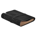 Leather Journal Kraft Lined Paper-Black
