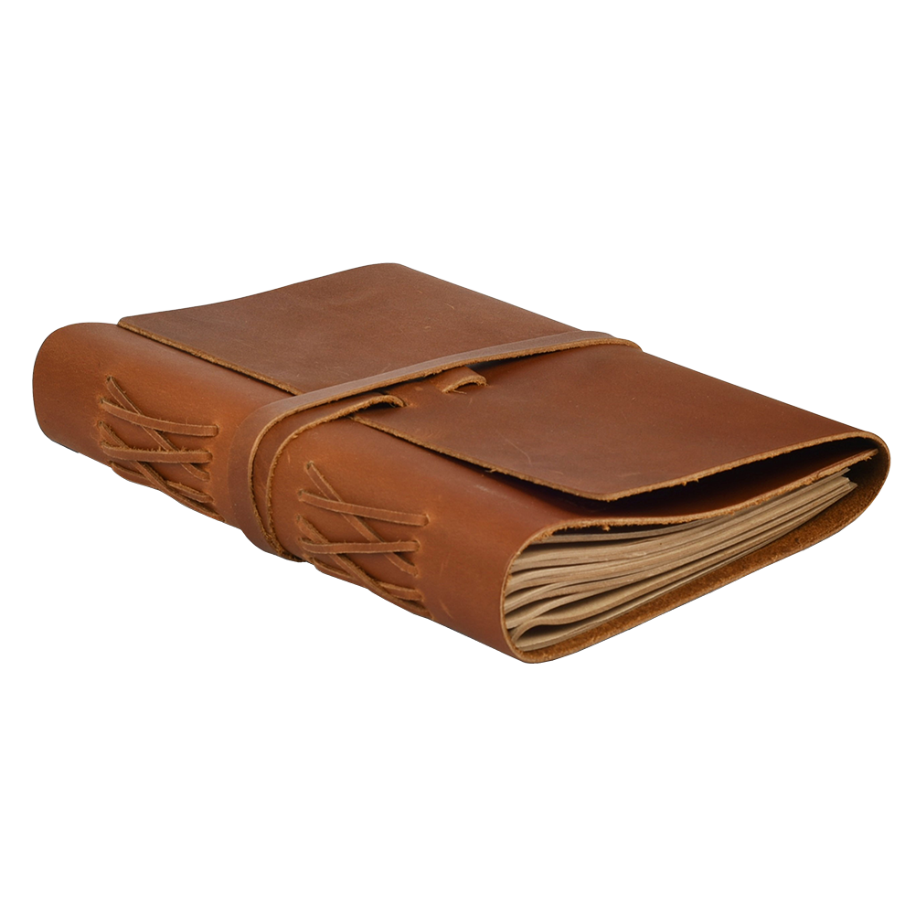 Leather Village premium lined vintage paper diary notebook