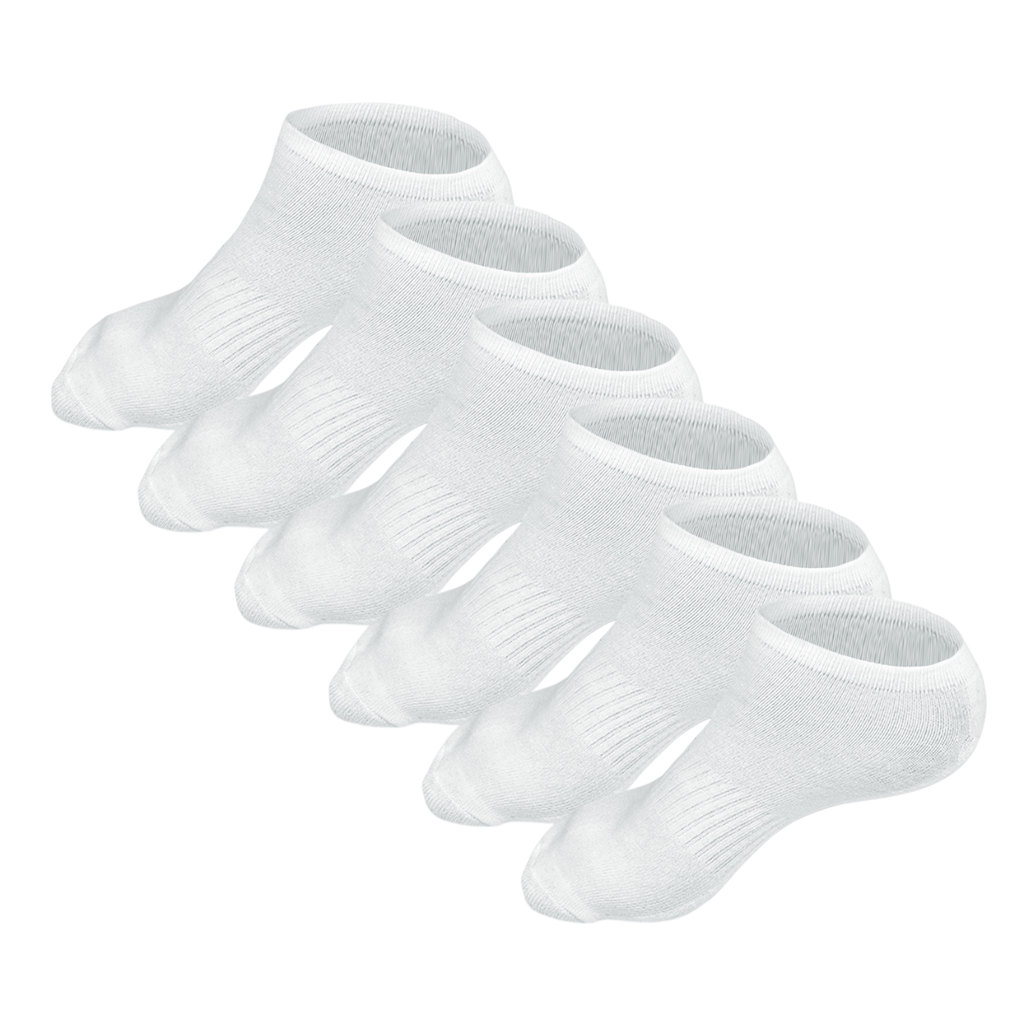 No Show Socks for Men & Women - White Dhampooh