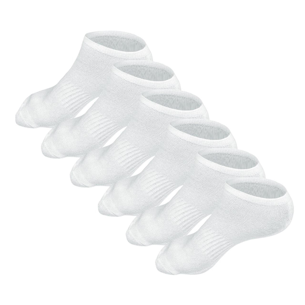 No Show Socks for Men & Women - White Dhampooh