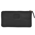 Leather Pencil Pouch Pen Case - Matte Black Leather Village