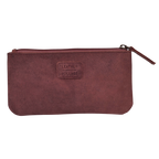 Leather Pencil Pouch Pen Case - Fuchsia Leather Village