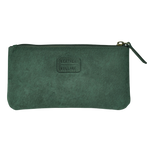 Leather Pencil Pouch Pen Case - Turquoise