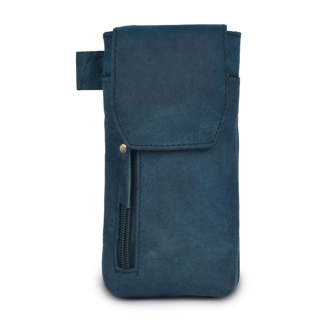 Leather Village Genuine Leather Phone Holster Pouch with Belt Clip, Magnetic Closure, ID Card Holder - Universal Case for iPhone, Samsung Galaxy, Google Pixel