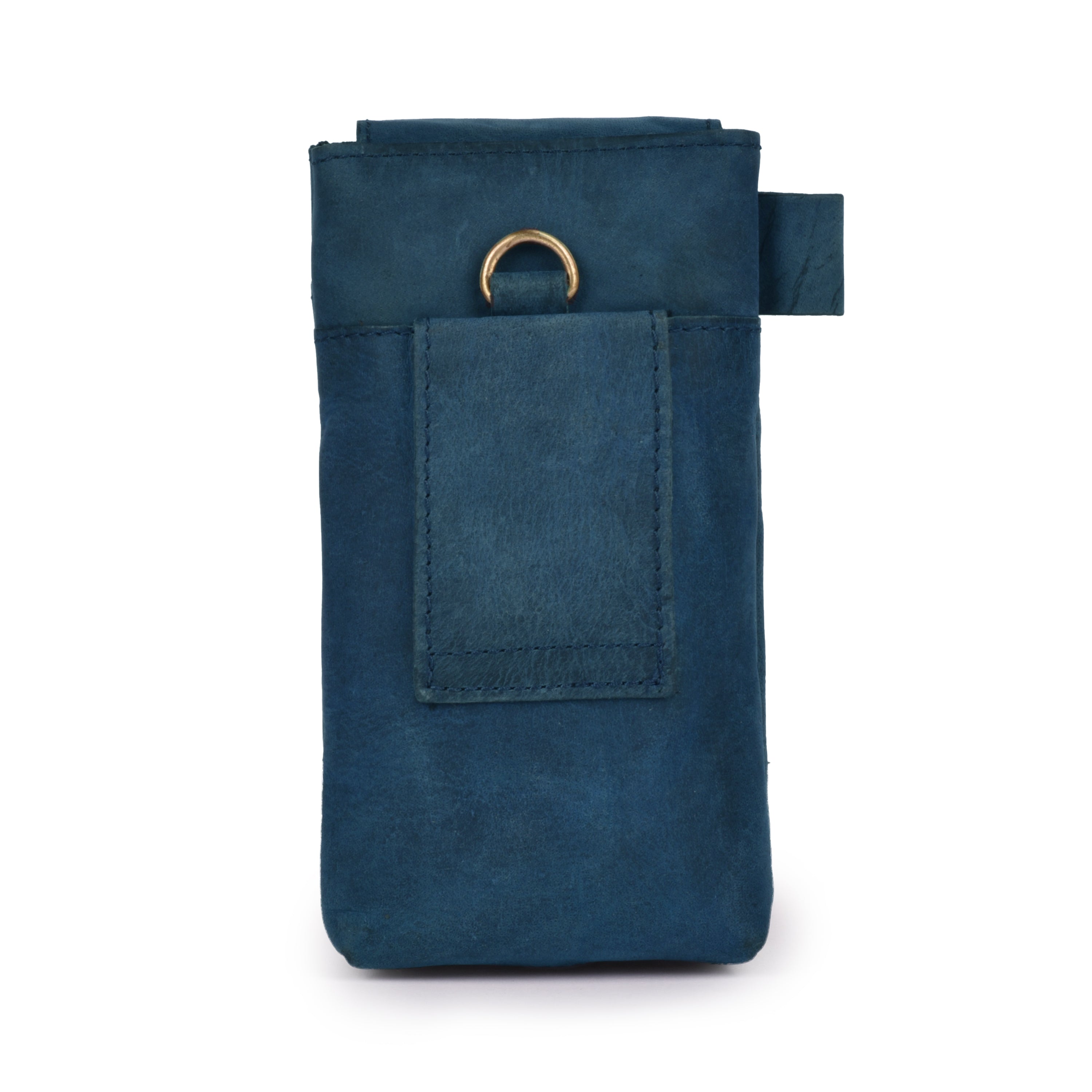 Leather Village Genuine Leather Phone Holster Pouch with Belt Clip, Magnetic Closure, ID Card Holder - Universal Case for iPhone, Samsung Galaxy, Google Pixel