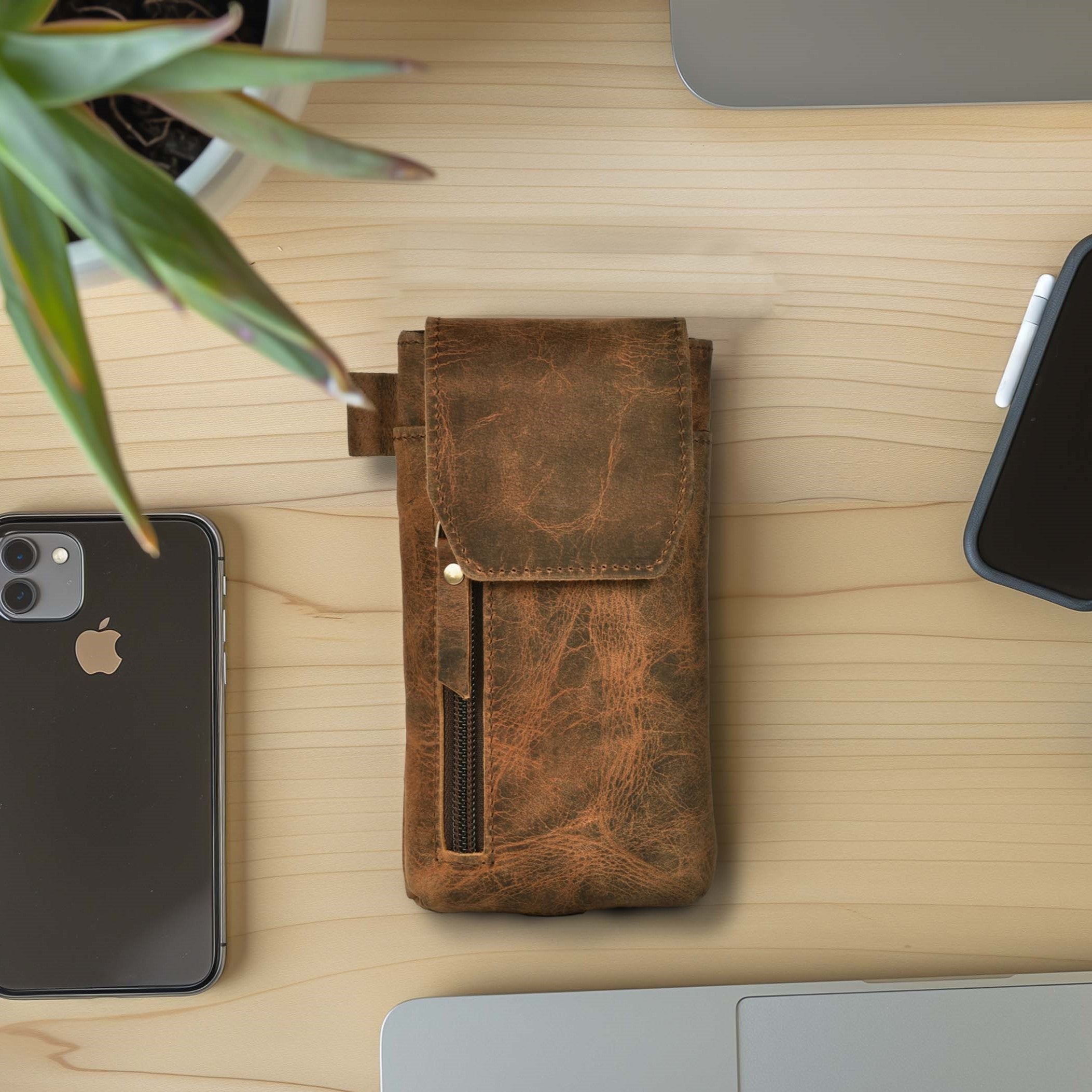 Leather Phone Holster Pouch Leather Phone Holster Pouch