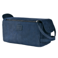 Leather Toiletry Bag for Travel - Blue