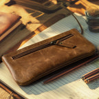 Leather Pencil Pouch Pen Case - Tan Leather Village