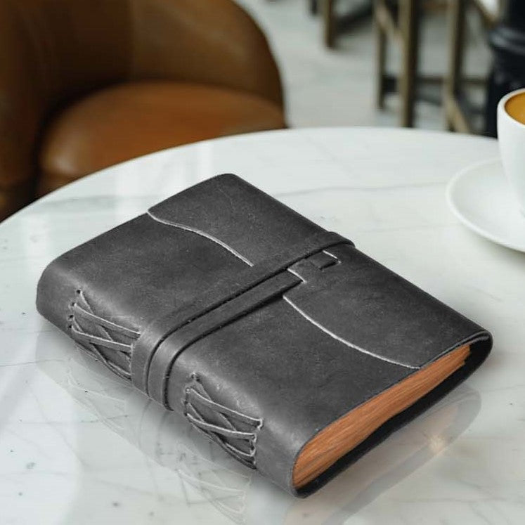 Leather Village handcrafted leather vintage paper diary