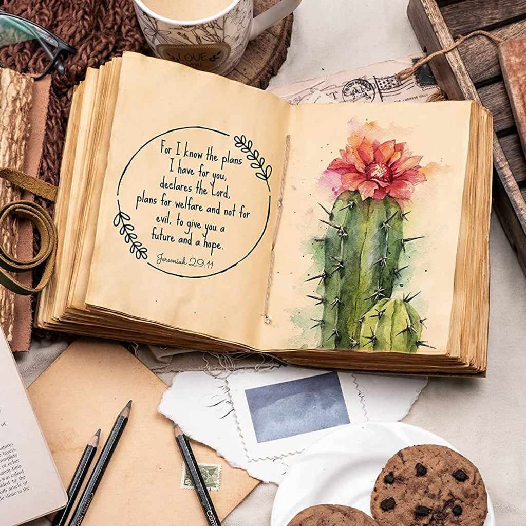 Leather Village rustic vintage leather paper notebook journal