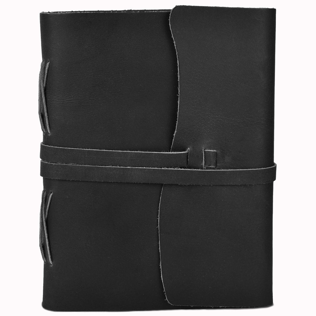 Leather Village vintage leather bound paper writing notebook