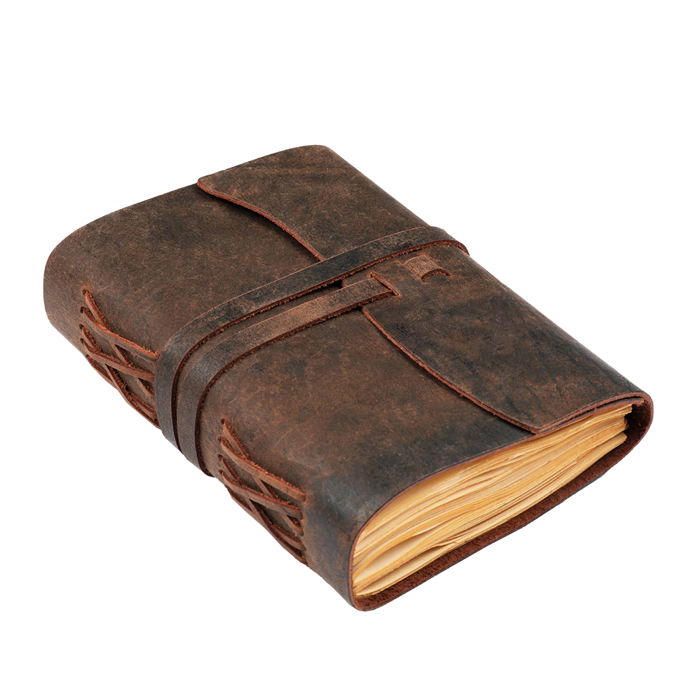 Leather Village vintage paper leather notebook journal