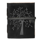 Tree of Life Leather Journal- Grey Leather Village