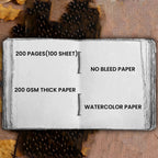 Tree of Life Leather Journal- Grey Leather Village