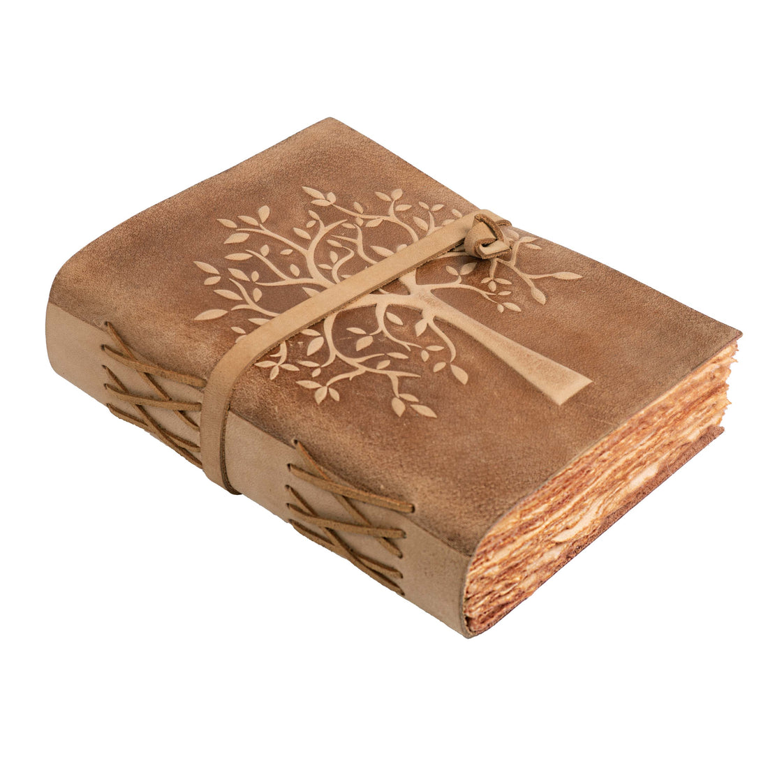 TREE OF LIFE JOURNAL - VINTAGE LEATHER JOURNAL