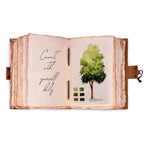 Tree of Life Leather Journal- Green Leather Village