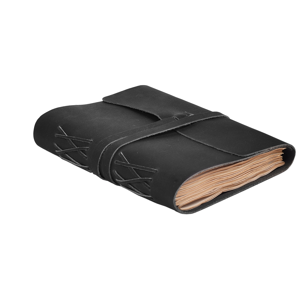 Leather Village vintage textured lined paper journal book