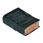 Christian Leather Journal- Turquoise