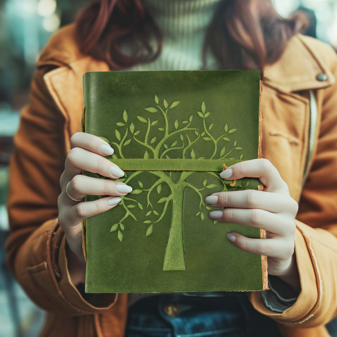 TREE OF LIFE JOURNAL - VINTAGE LEATHER JOURNAL