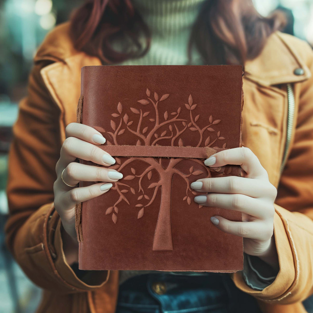 TREE OF LIFE JOURNAL - VINTAGE LEATHER JOURNAL