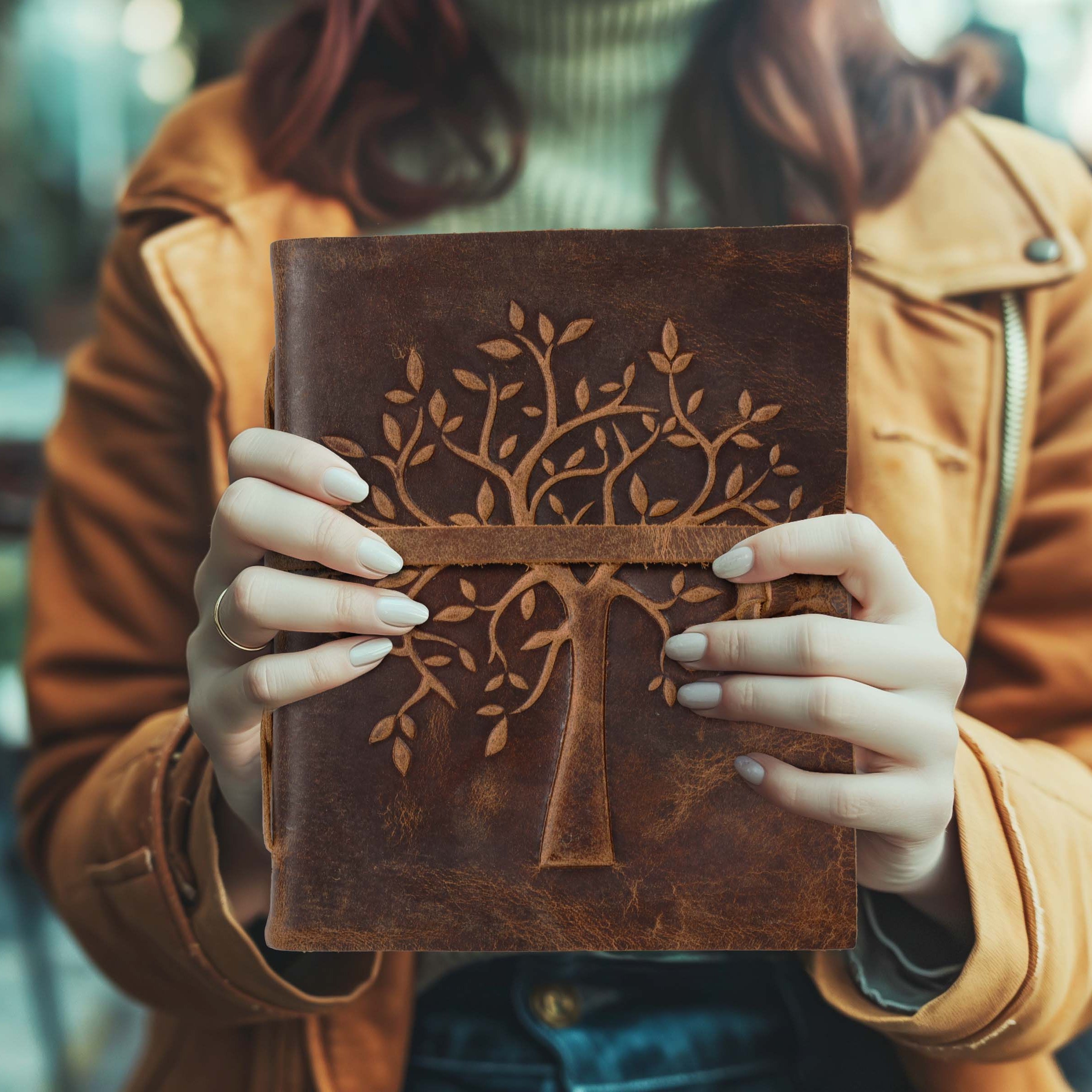 TREE OF LIFE JOURNAL - VINTAGE LEATHER JOURNAL