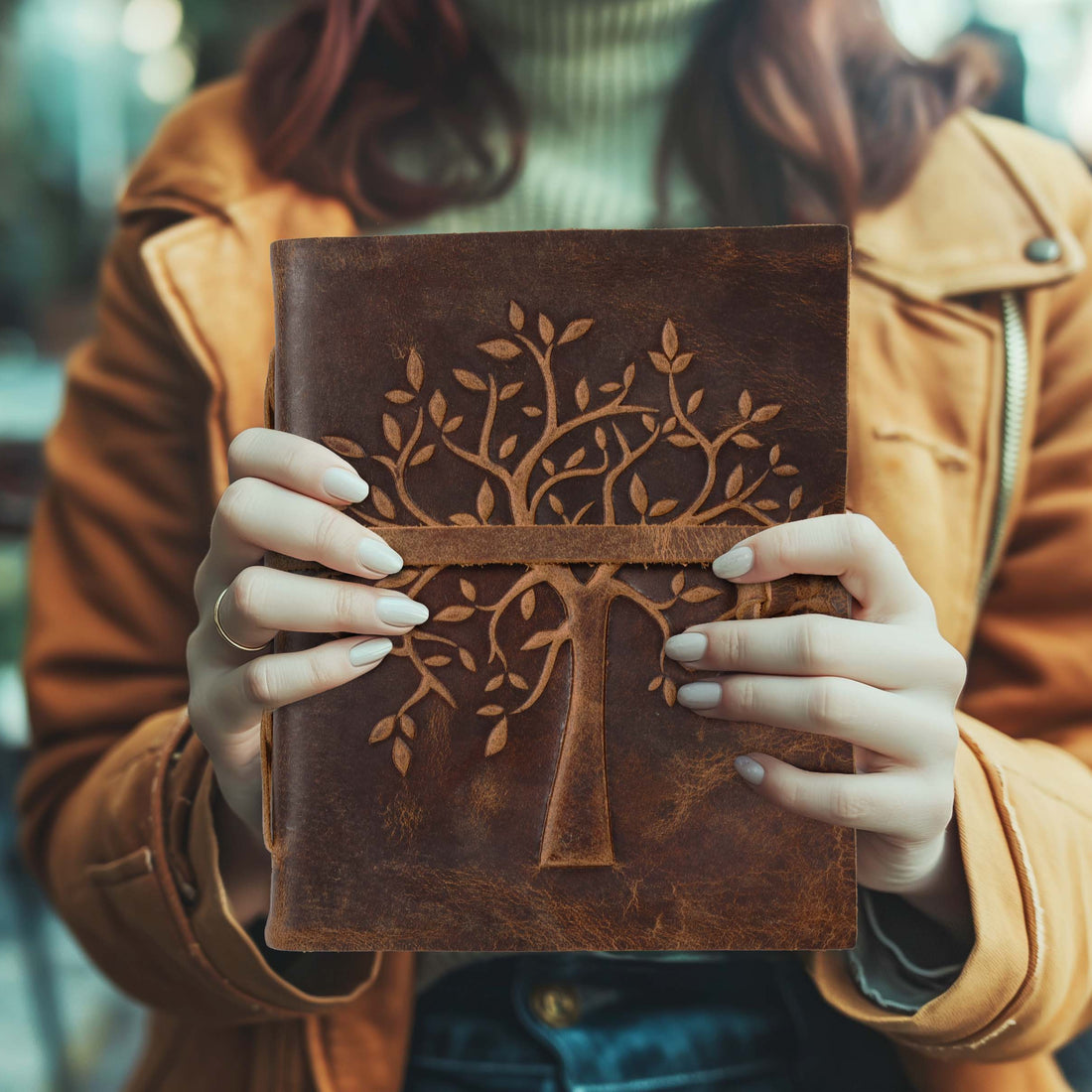 TREE OF LIFE JOURNAL - VINTAGE LEATHER JOURNAL
