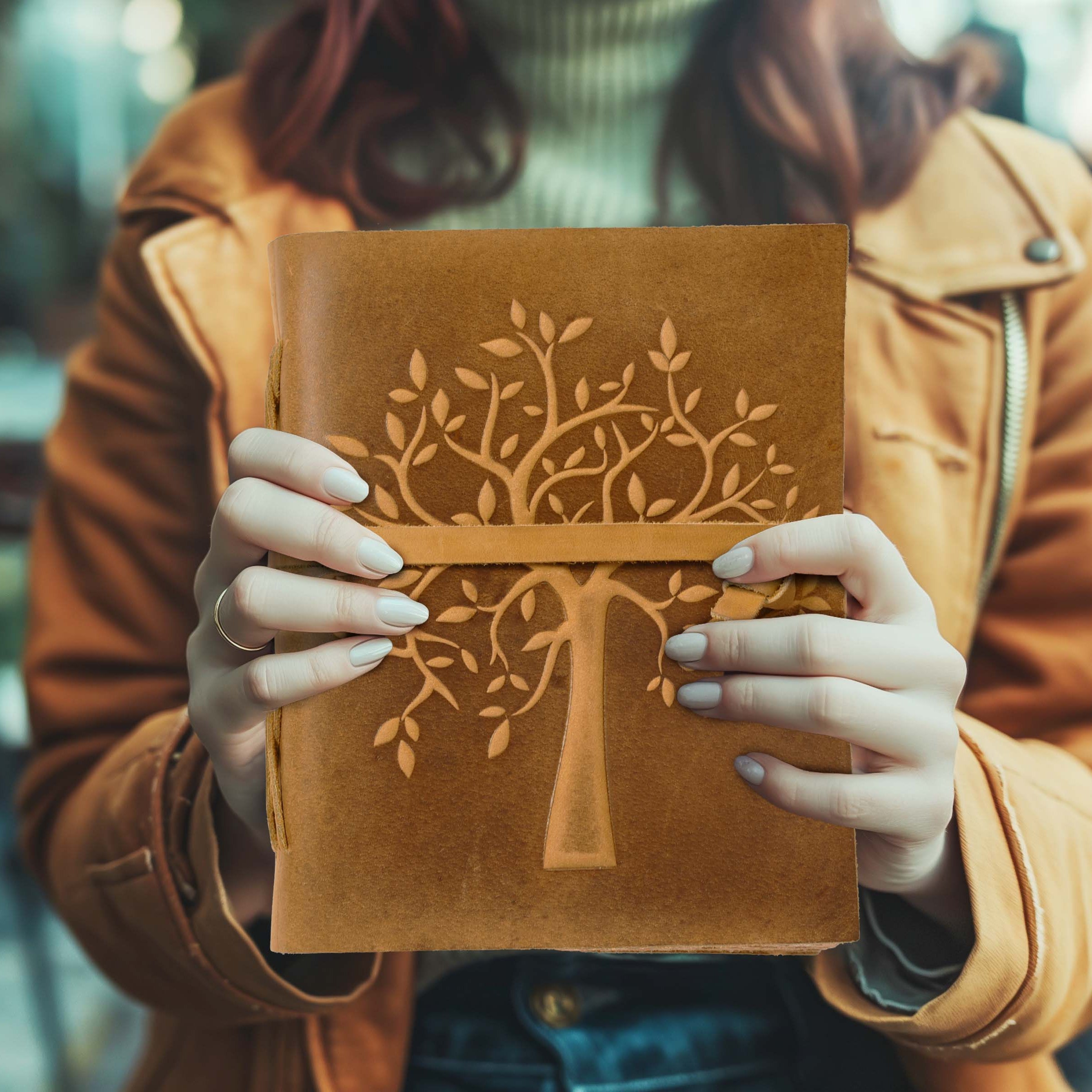 TREE OF LIFE JOURNAL - VINTAGE LEATHER JOURNAL