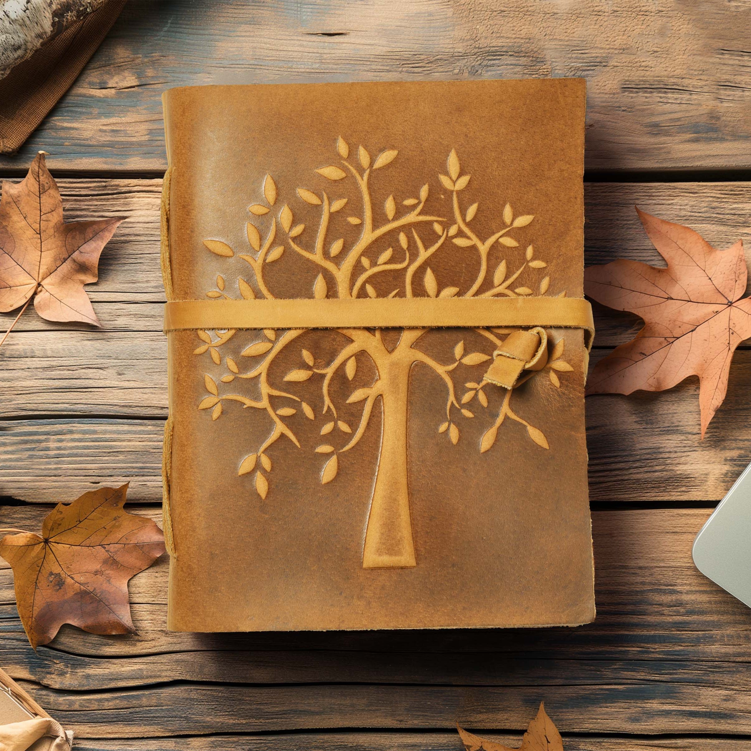 TREE OF LIFE JOURNAL - VINTAGE LEATHER JOURNAL