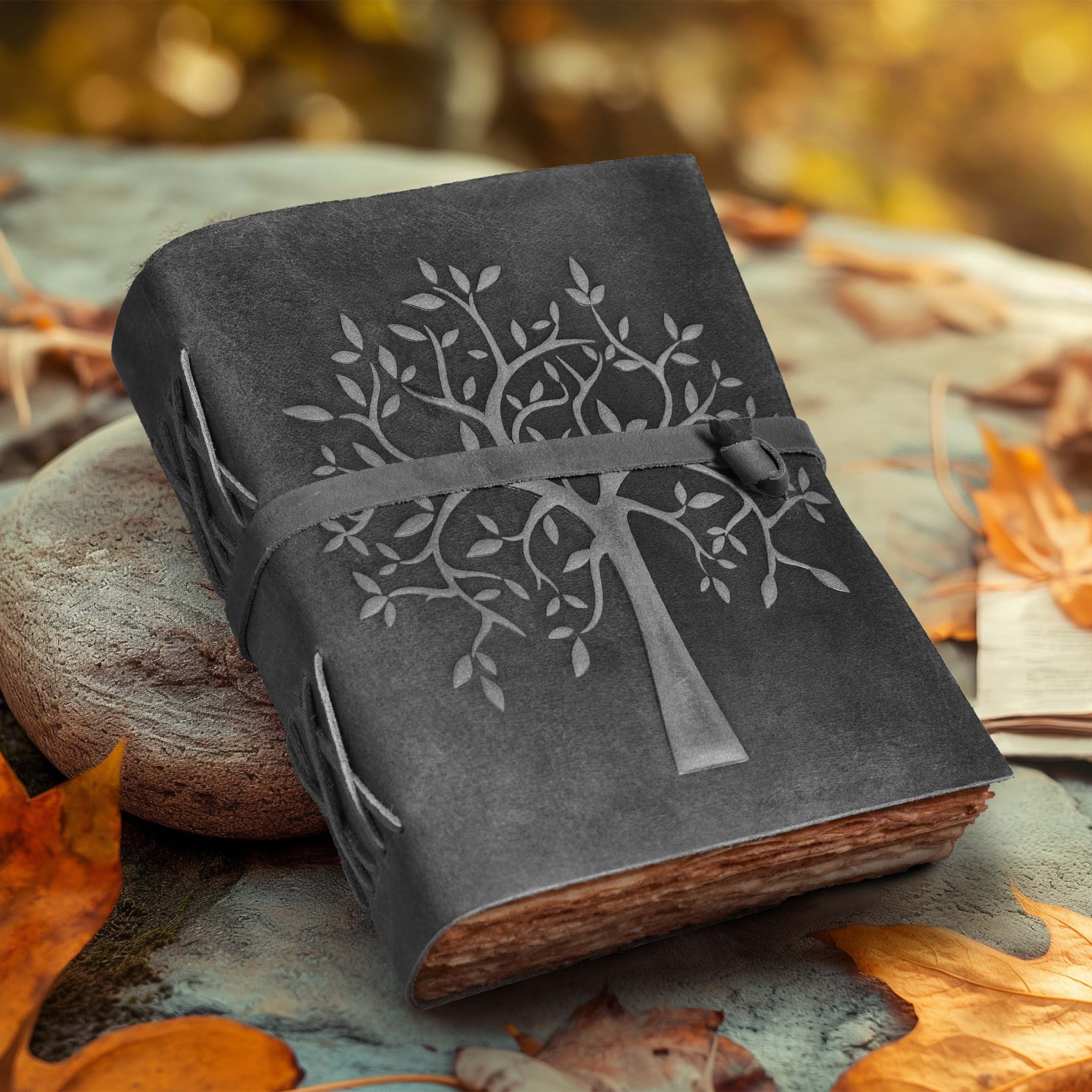 TREE OF LIFE JOURNAL - VINTAGE LEATHER JOURNAL