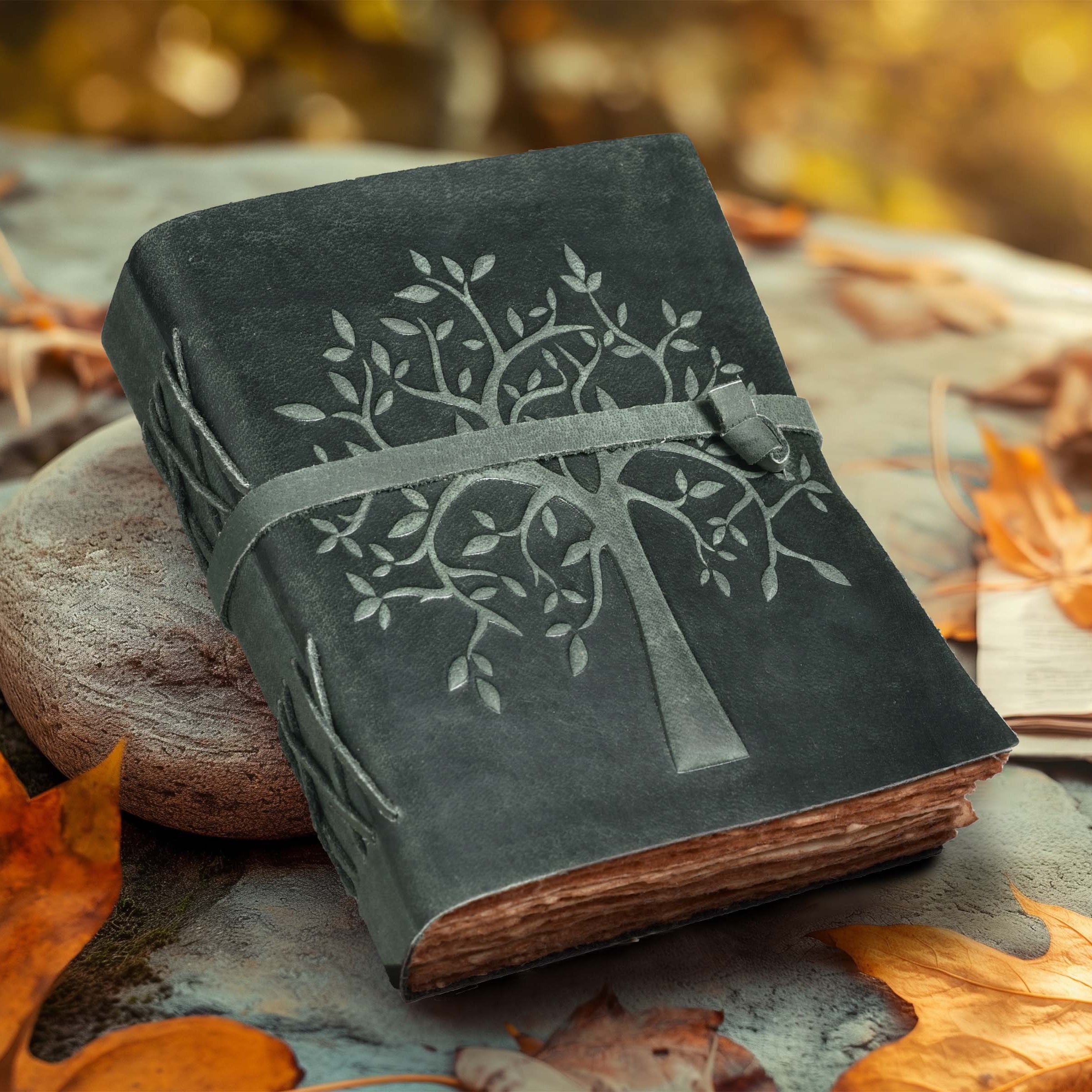 TREE OF LIFE JOURNAL - VINTAGE LEATHER JOURNAL